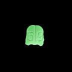 Tekashi 69 (MDMA) lab-tested pill — back